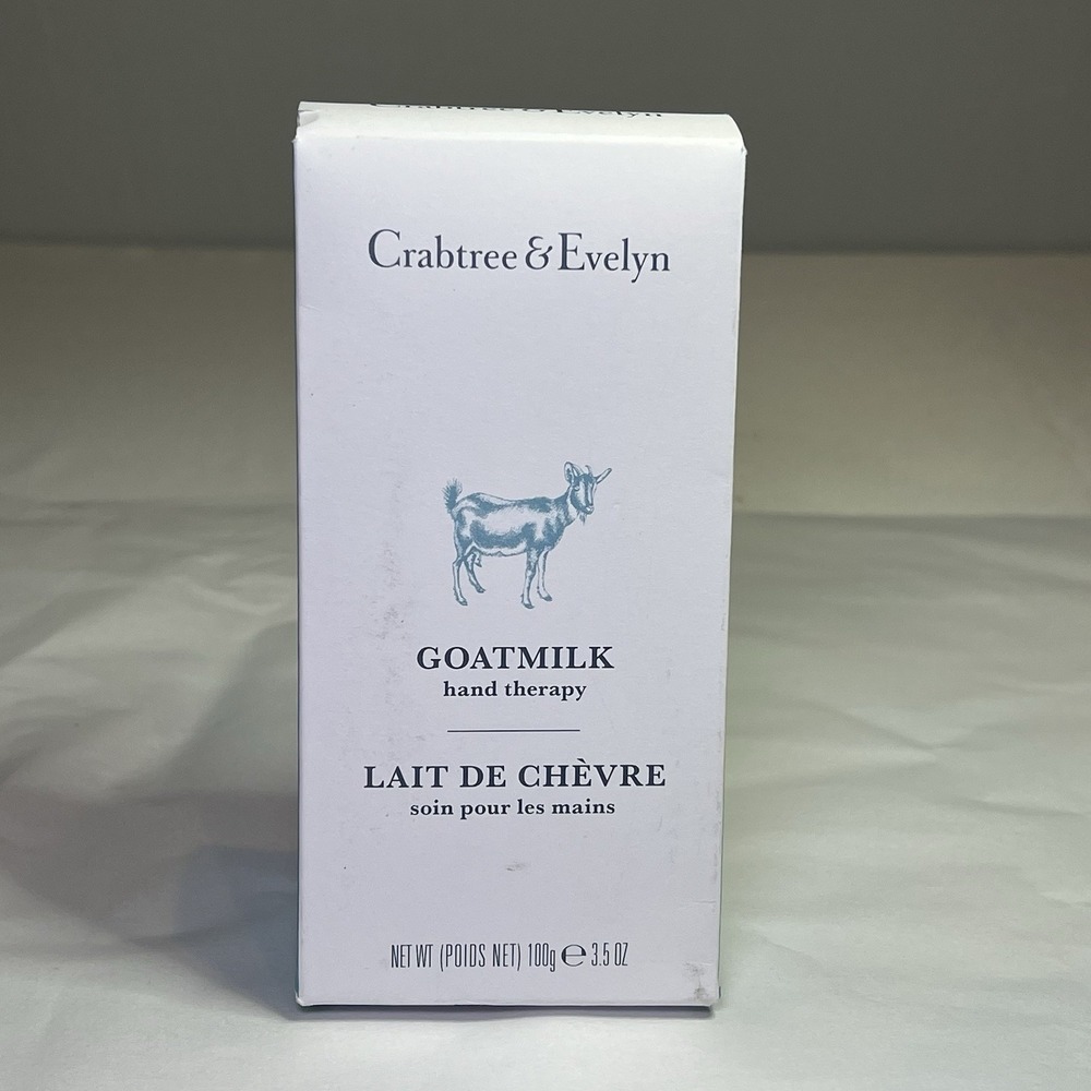 Crabtree & Evelyn Hand Therapy Cream Lotion Goat Milk 3.5 oz Sealed NEW